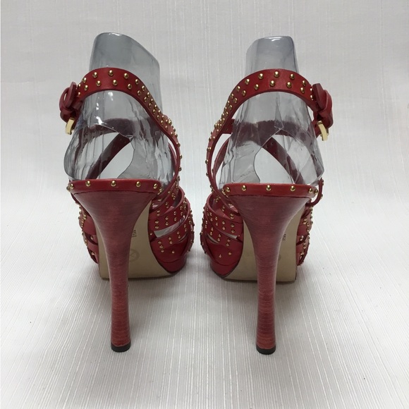 Michael Kors Exciting Red Heels - Picture 6 of 9